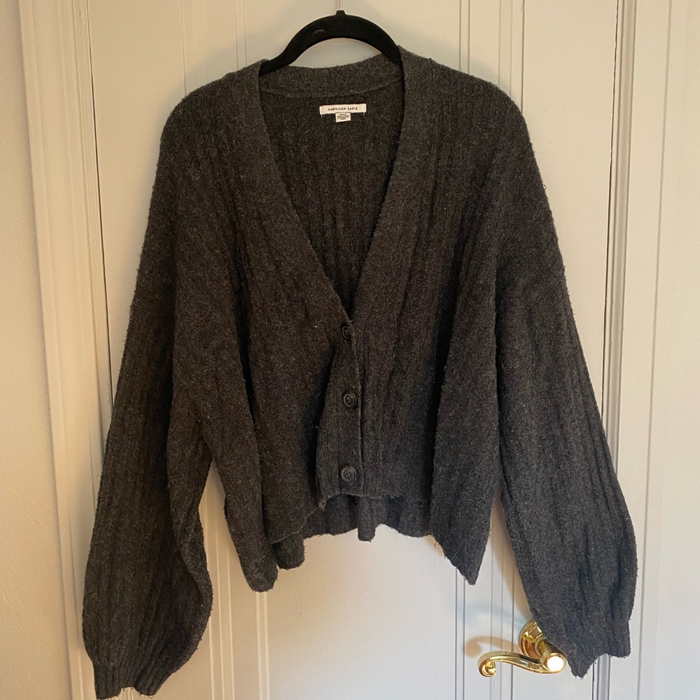 American Eagle Soft Oversized Cropped Cardigan